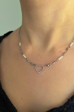 Ara necklace silver