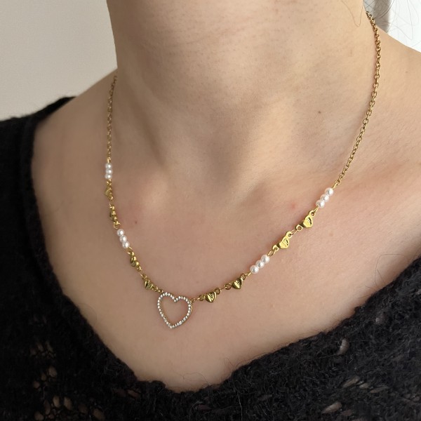 Ara necklace gold plated