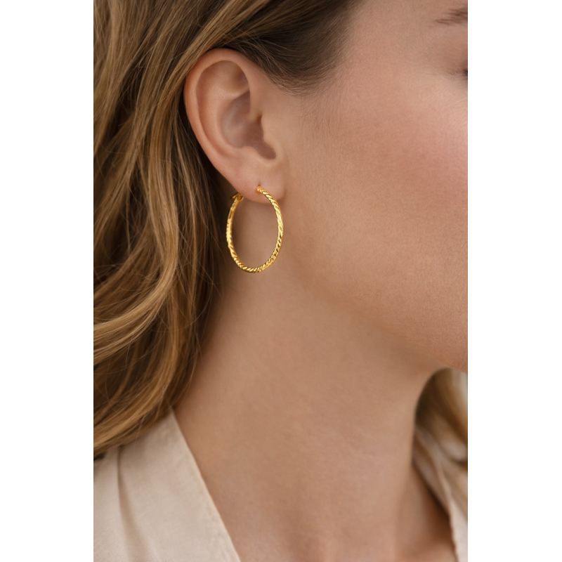 Nia earrings gold plated