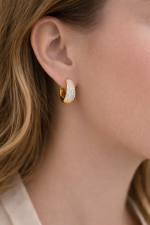 Alua earrings gold plated