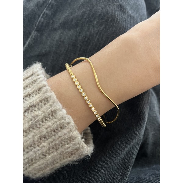 Elin bracelet gold plated