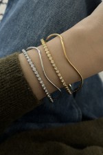 Elin bracelet gold plated