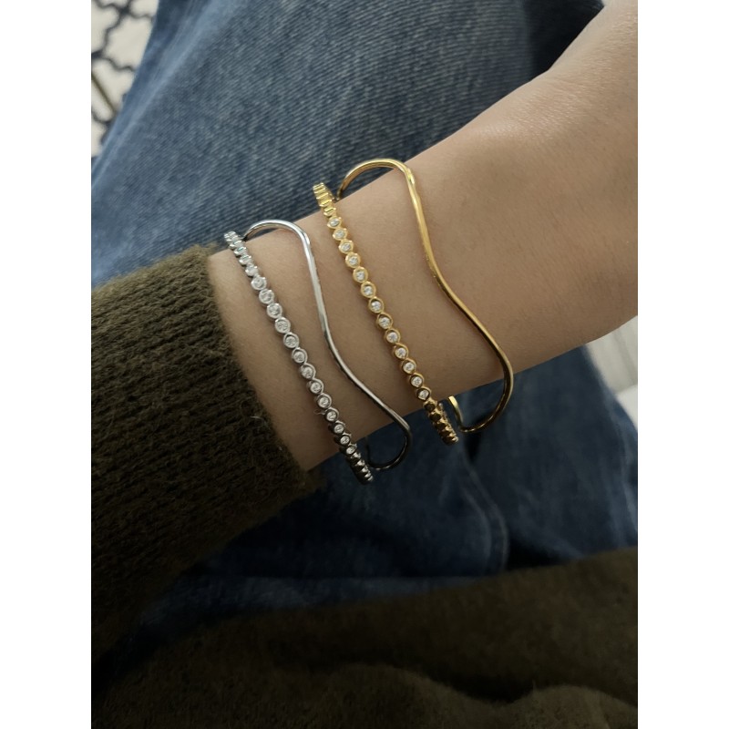 Elin bracelet gold plated