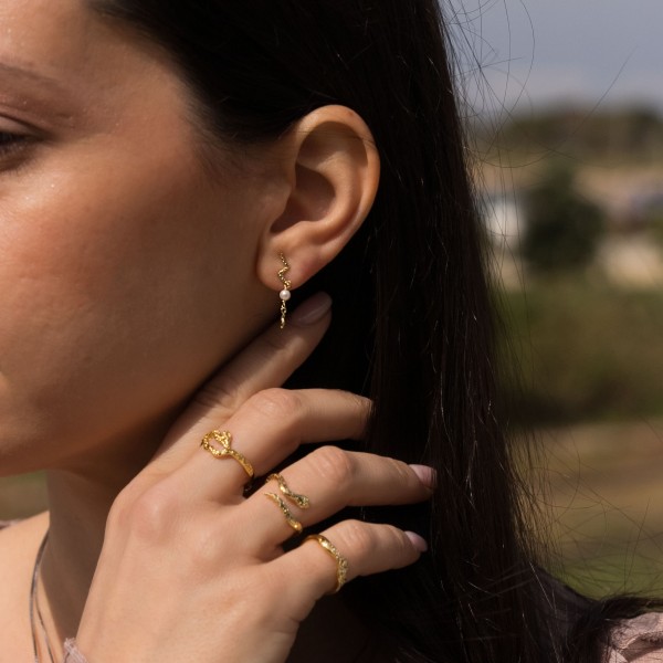 Naya Earrings gold-plated