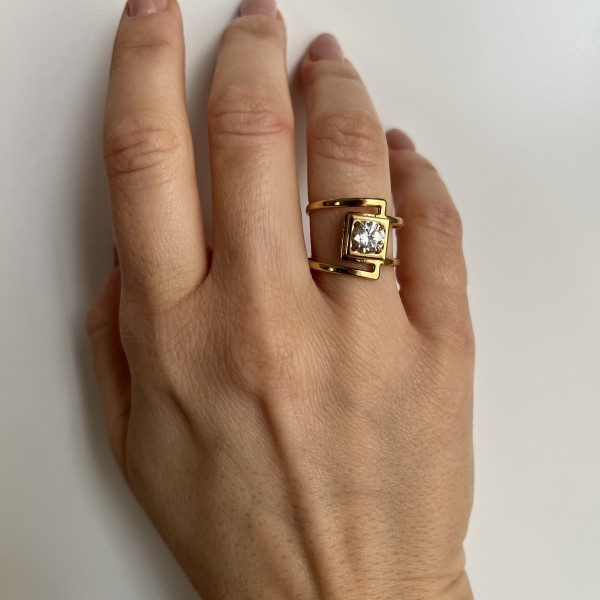 Iona ring gold-plated