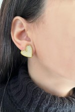 Val earrings gold-plated