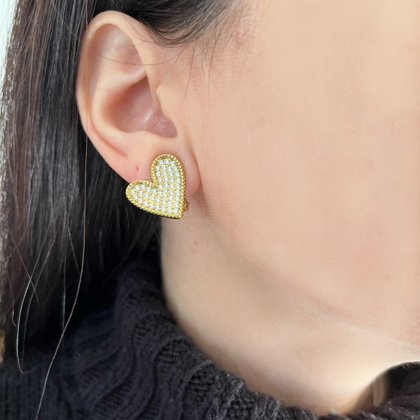 Val earrings gold-plated