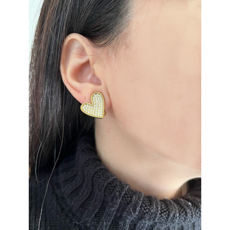 Val earrings gold-plated