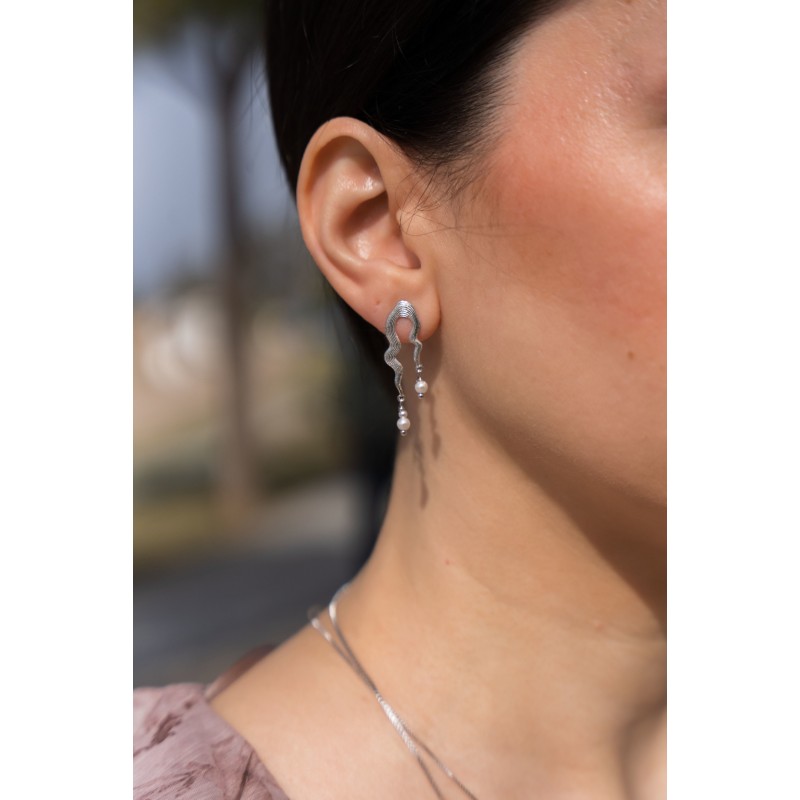 Aya earrings -Silver Aya earrings -Silver