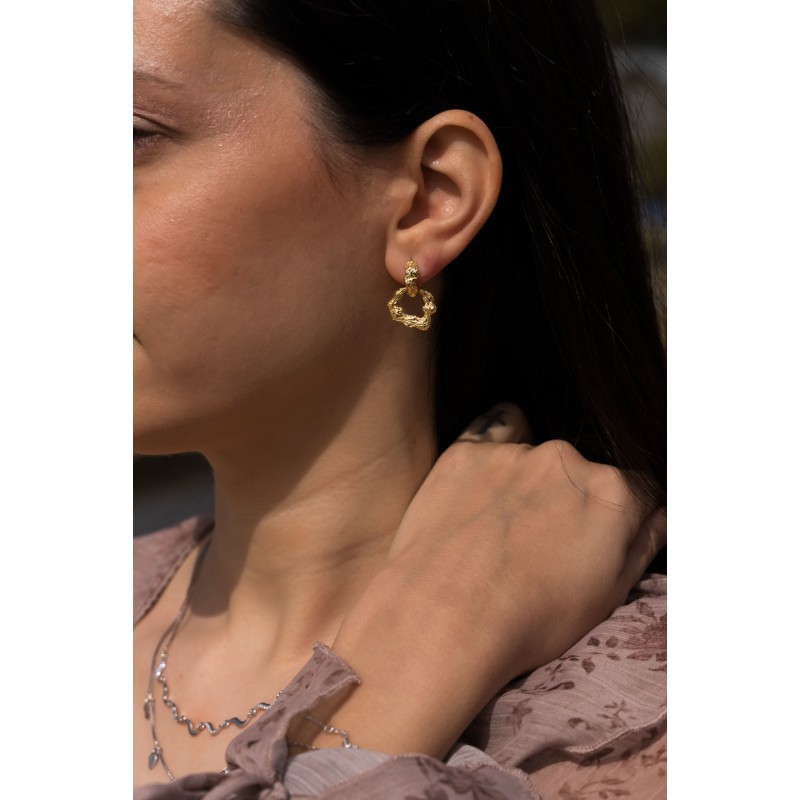 Elaya Earrings Gold Plated Elaya Earrings Gold Plated