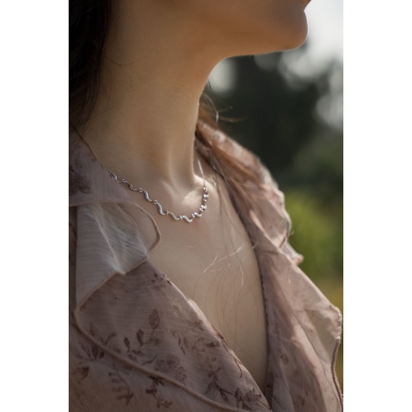Elyanna Necklace silver