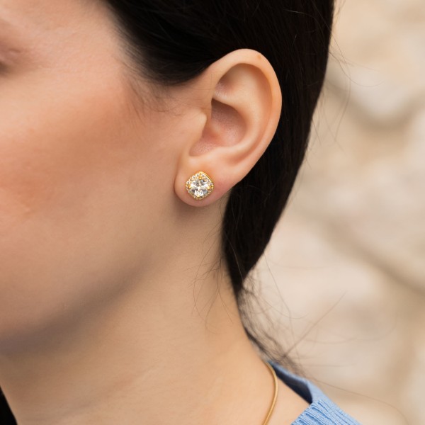 Galia earrings gold-plated