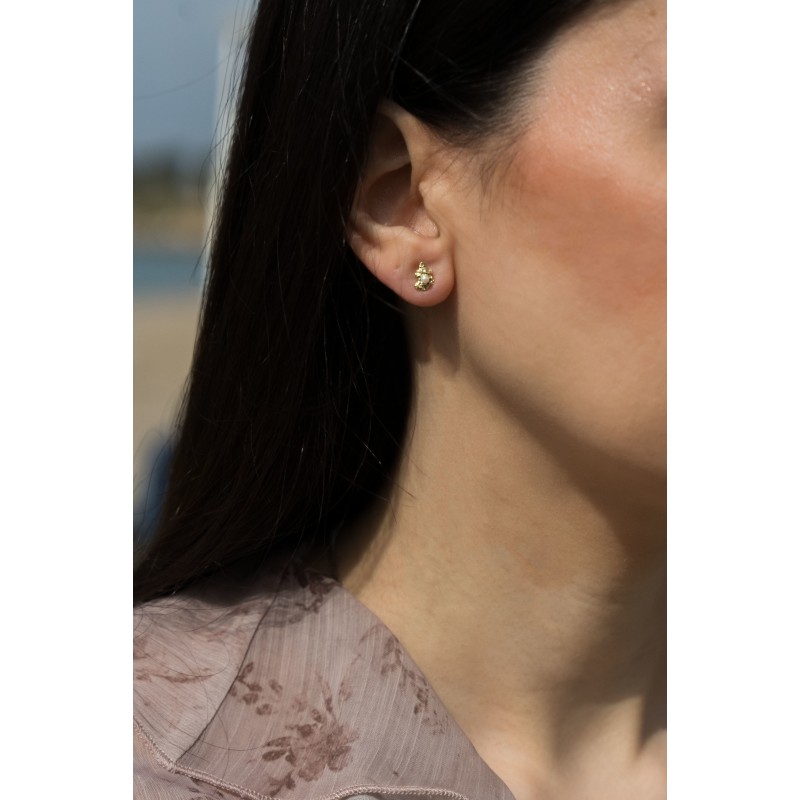 Iris Earrings Gold Plated Iris Earrings Gold Plated
