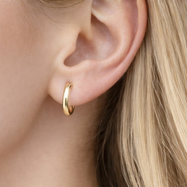 Ivy earrings gold plated