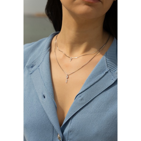Izel Νecklace SIlver