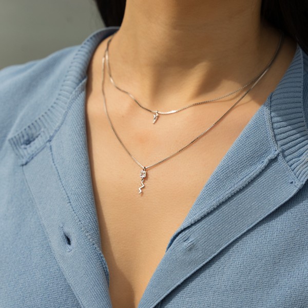 Izel Νecklace SIlver