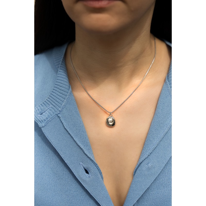 Kyomi Necklace-Silver Kyomi Necklace-Silver