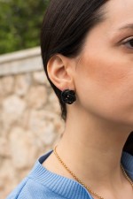 Solana earrings - Black Solana earrings - Black