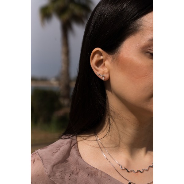 Zaliyah Earrings silver