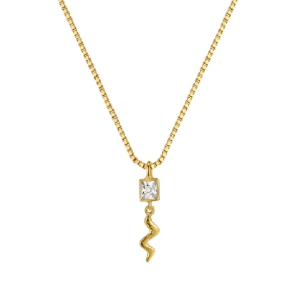 Izel Necklace gold-plated