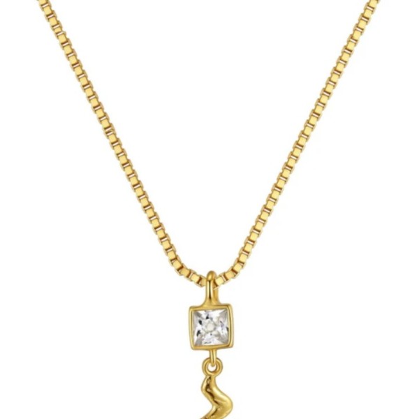 Izel Necklace gold-plated