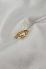 Aira Ring gold-plated