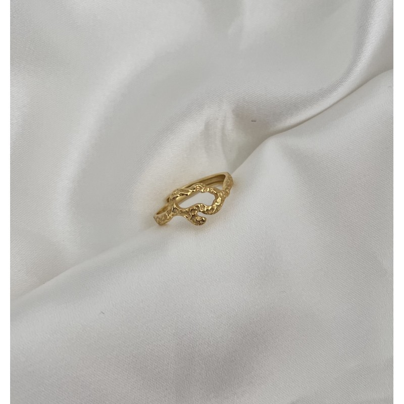 Aira Ring gold-plated