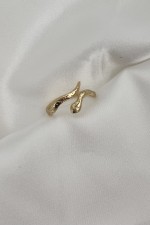 Amira Ring gold-plated