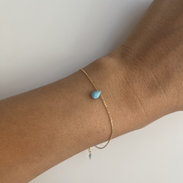 Blue drop Bracelet