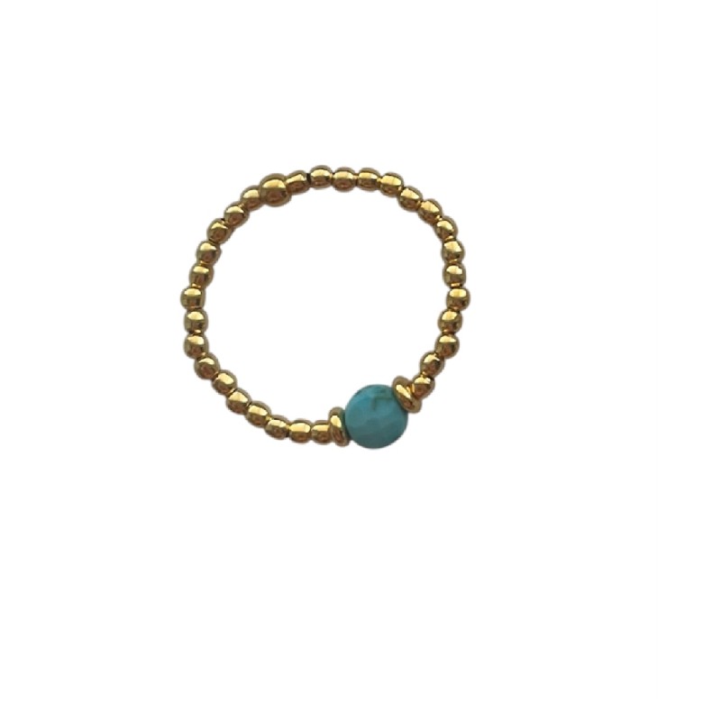 Blue drop ring