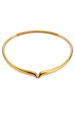 Coral necklace gold plated