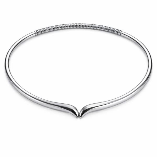 Coral necklace silver