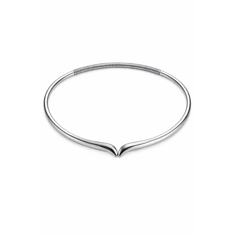 Coral necklace silver