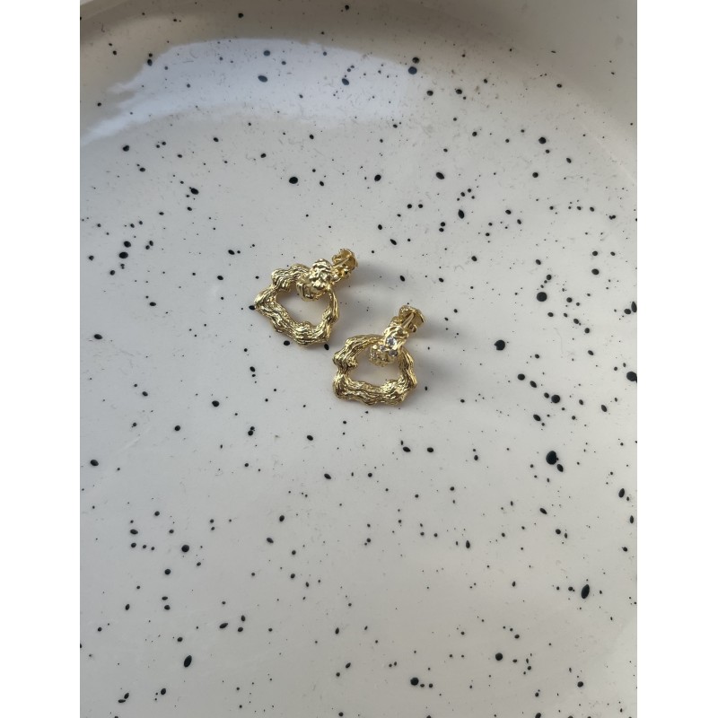 Elaya Earrings gold-plated