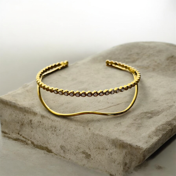Elin bracelet gold plated