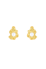 Iris Earrings Gold Plated Iris Earrings Gold Plated