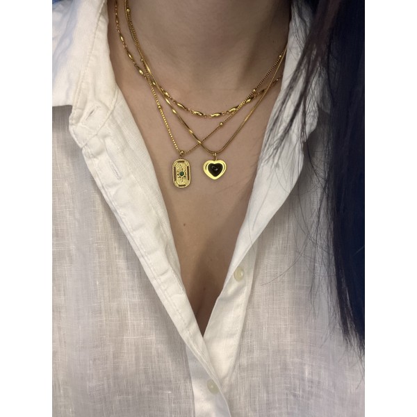 Liya Νecklace gold-plated