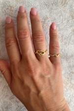 Leya Ring Gold Plated Leya Ring Gold Plated