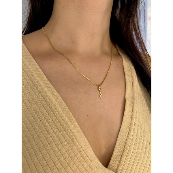 Izel Necklace gold-plated