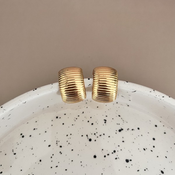Amaris Εarrings gold-plated
