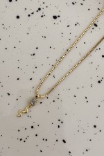 Izel Necklace gold-plated