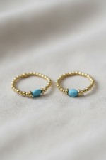 Blue drop Ring