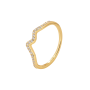 Leya Ring Gold Plated
