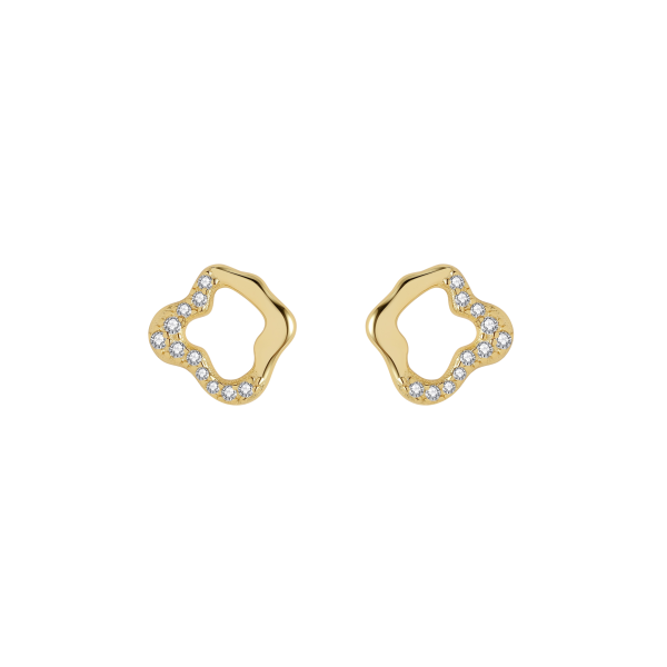 Aroa Earrings gold-plated