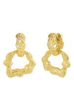 Elaya Earrings Gold Plated Elaya Earrings Gold Plated