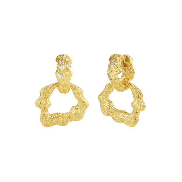 Elaya Earrings gold-plated