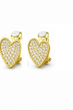 Val earrings gold-plated