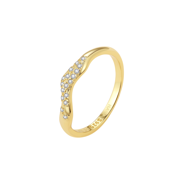 Mira Ring gold-plated