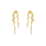 Aya Earrings gold-plated
