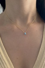 Blue drop necklace Blue drop necklace